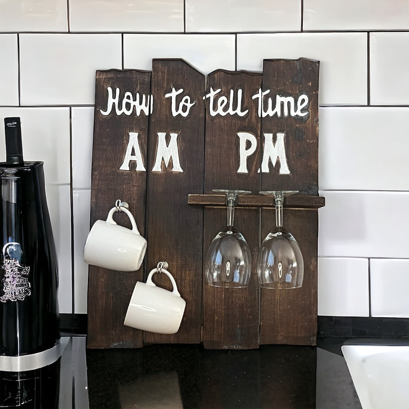 Wandbord "How to tell time"