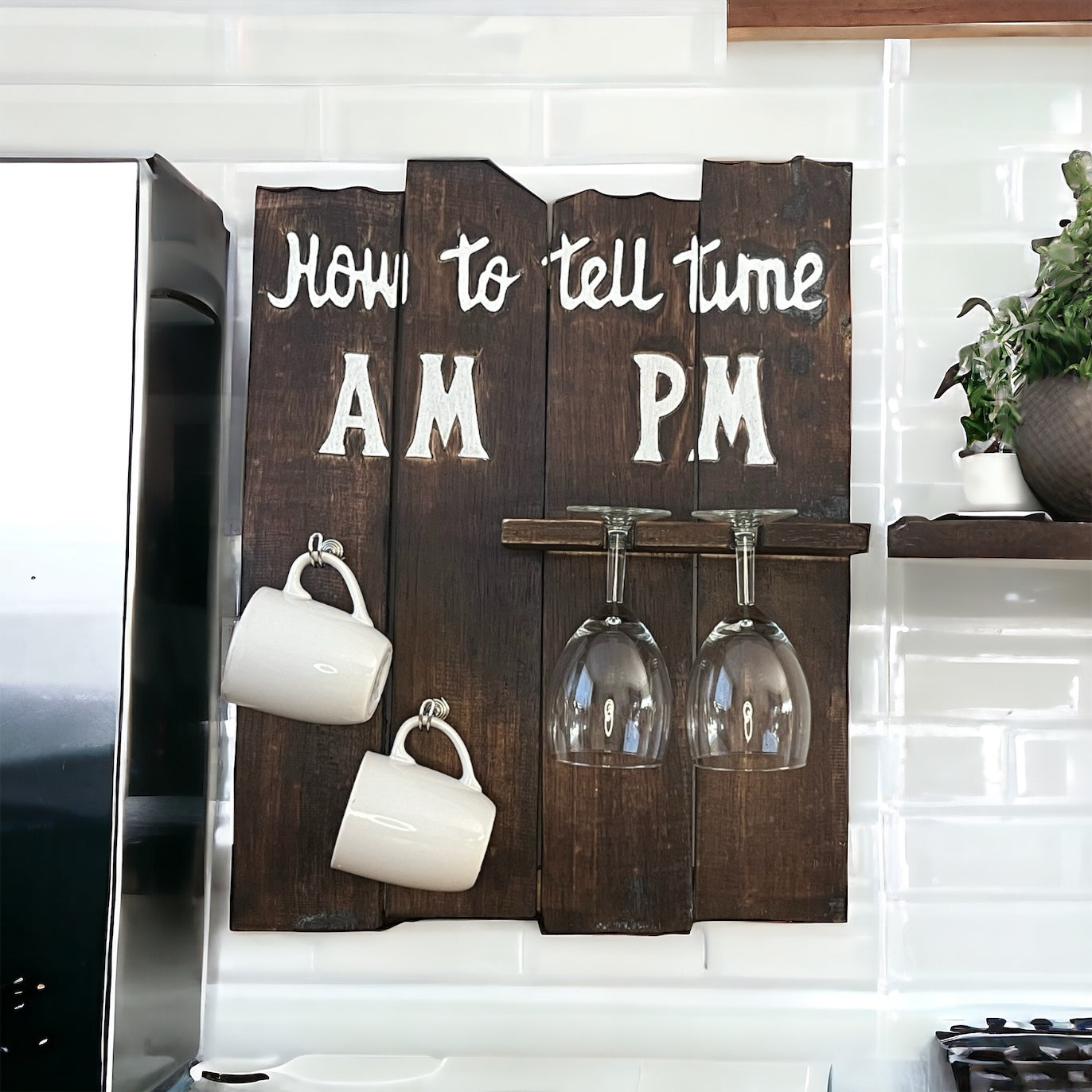 Wandbord "How to tell time"
